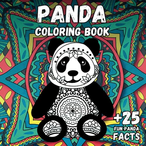 Panda Coloring Book: Stress Relief & Relaxation for Adult or Kid - Cute & Beautiful Bear - Positive Animal - Perfect Birthday Present for Boy and Girl