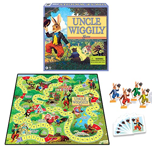 Uncle Wiggily by Winning Moves Games USA, The Classic Child's First Reading Game, for 2 to 4 Players, Ages 4+