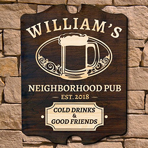 Good Friends Gathered Custom Bar Sign (Signature Series)