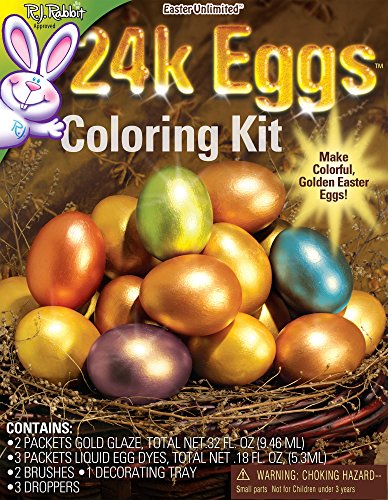 Easter Unlimited 24 Karat Easter Egg Coloring Kit, Multi