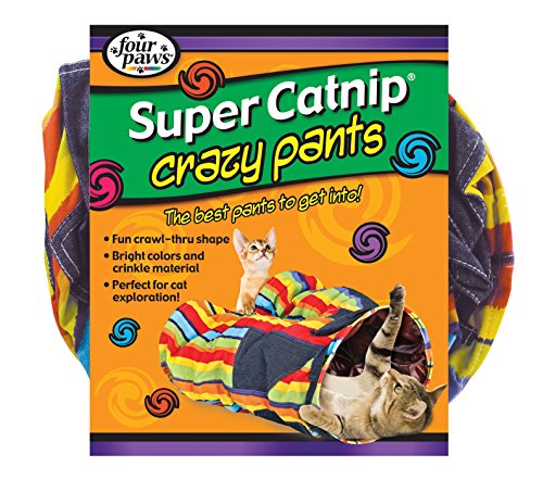 Four Paws Super Catnip Crazy Cat Tunnel Pants Toy