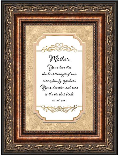 CB Catholic Mother Framed Tabletop Verse Poem Mothers Day Gift 8 Inches High