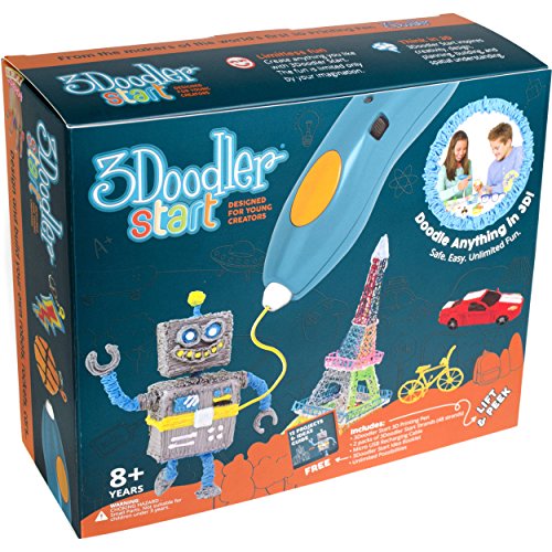 3Doodler Start Essentials 3D Pen Set For Kids with Free Refill Filament - STEM Toy For Boys & Girls, Age 6 & Up - Toy of The Year Award Winner