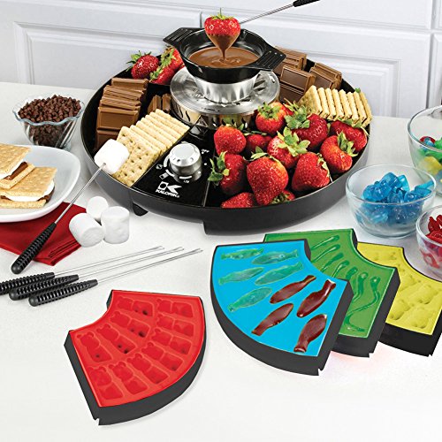 Kalorik Three-In-One Chocolate Fondue, Gummy, S'mores and Marshmallow Treat Maker