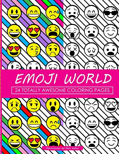 Emoji World Coloring Book: 24 Totally Awesome Coloring Pages