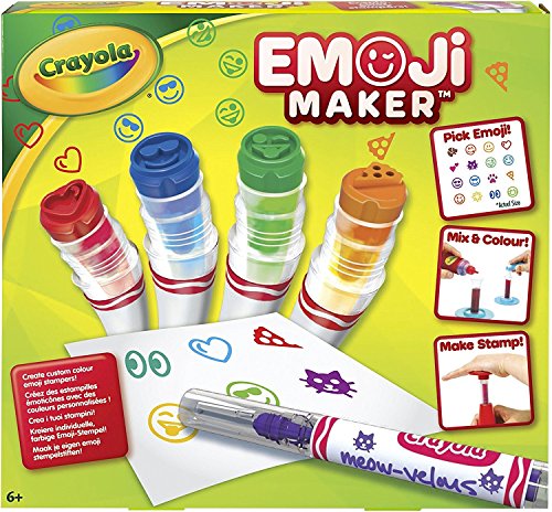 Crayola Emoji Maker,Stamp Marker Maker, Art Activity andArt Supplies, for Kids, Easy Craft for Kids
