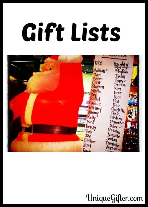 Gift Lists