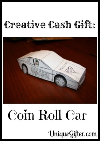 Creative Cash Gift: Coin Roll Car