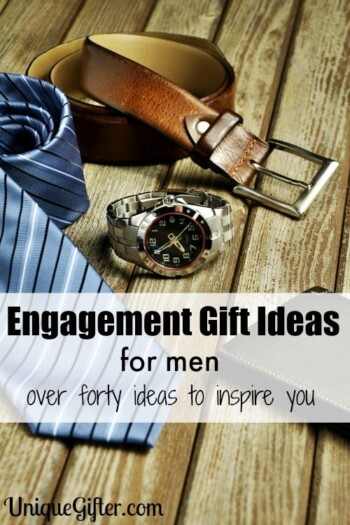 I couldn't figure out what to get my fiance for an engagement gift, but this list was FULL of engagement gift ideas for men! I can't wait to give him what I picked.