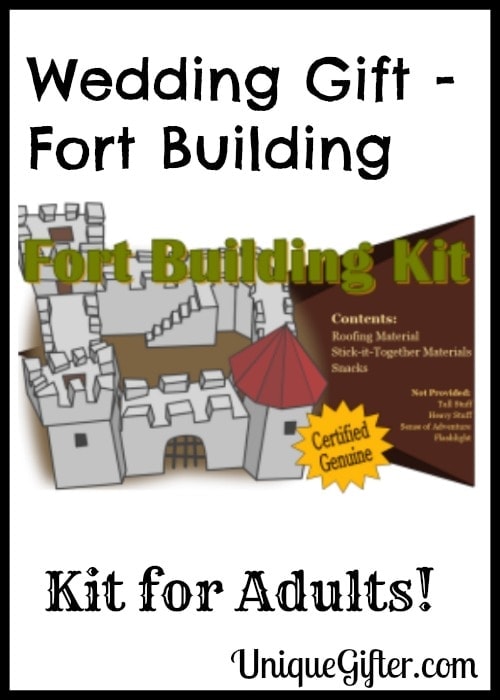 Wedding Gift - Fort Building Kit for Adults!