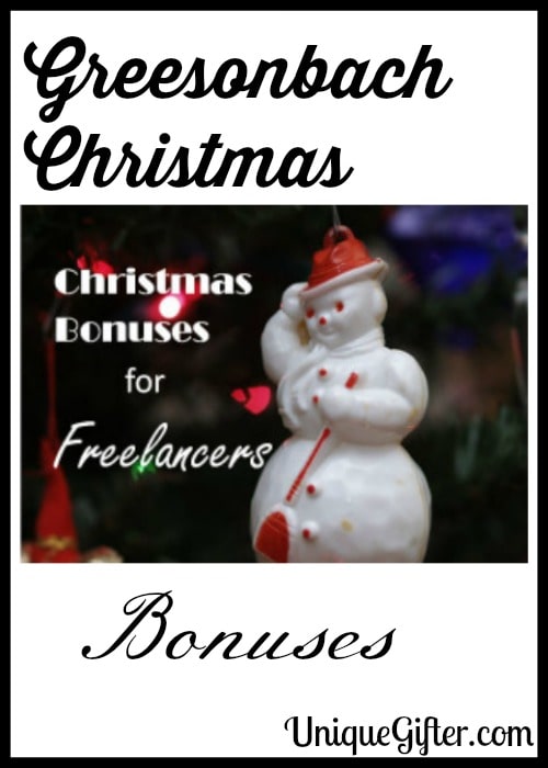 Greesonbach Christmas Bonuses  Unique Gifter