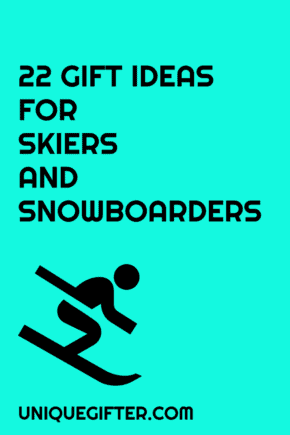 These are awesome gift ideas for skiers and snowboarders. They'll make perfect Christmas presents for my boyfriend.