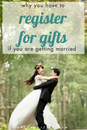 Here's why you HAVE to register for wedding gifts, even if you don't want to. I'm going to use this to convince my fiance.