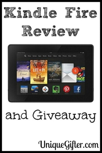 Kindle Fire Review and Giveaway