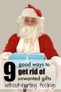 We just have so much STUFF after Christmas. These are good ways to get rid of unwanted Christmas gifts, I'll have to remember them later.