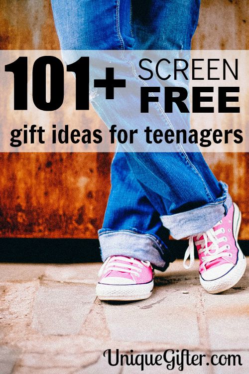 101 Screen Free Gifts for Teens - Finally some ideas that don't involve an iPad! I am using this for everybody this year!!