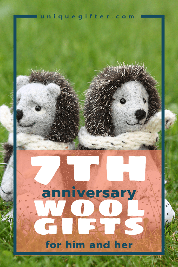 What a coincidence that wool is the traditional anniversary gift for a 7th anniversary - the 7 year itch! I love this list of gift ideas for men and women, and cashmere definitely isn't itchy! Pinning this for later.