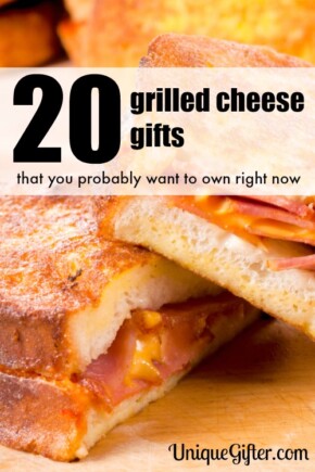 Delicious and gooey grilled cheese awesomeness. These will make rad birthday presents for guys and gals. Yummmm.