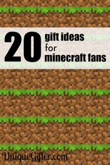 My son will love these gift ideas for minecraft fans. He is obsessed with the game.