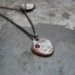 Baby fingerprint necklace unique push present