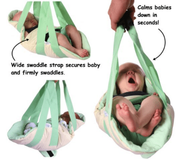 Swaddle swing push present gift idea for mom to test