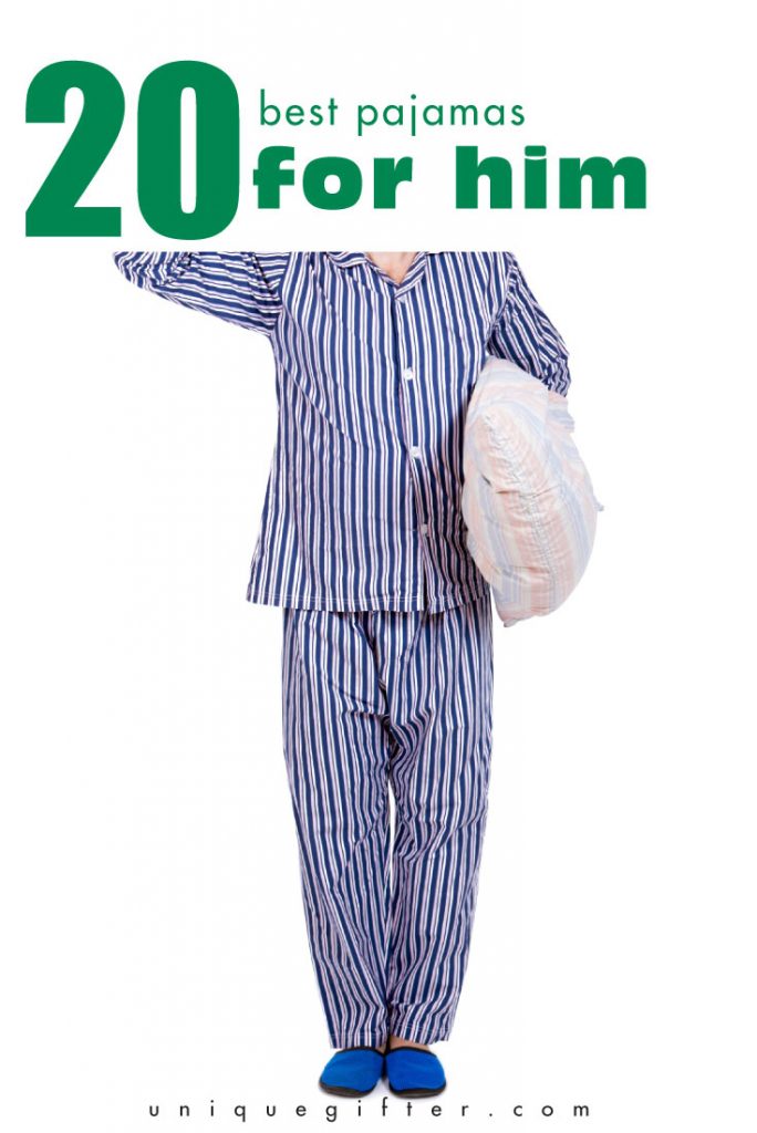 Looking for the best pajamas for him, for those times you want to open Christmas presents with the family, or visit the in-laws? Check these out!