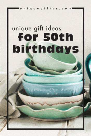These are adorable and fun ideas for 50th birthdays. Not everyone wants to celebrate with "over the hill" gag gifts, these are unique and real gift ideas to get your friends and family when they hit the big milestone of half a century! Absolutely worth repinning.