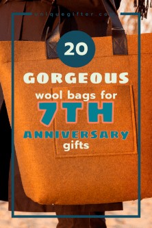 7th Anniversary | Wool Anniversary Gift Ideas | Gifts for Seventh Anniversary | For Him | For Her | For Husband | For Wife