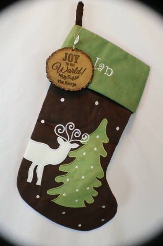 Personalized Embroidered Christmas Stocking