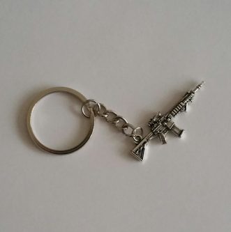 Rifle key chain unique Gift Ideas for the Letter R