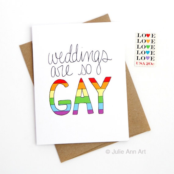 20 Funny Cards for a Gay Wedding - Unique Gifter