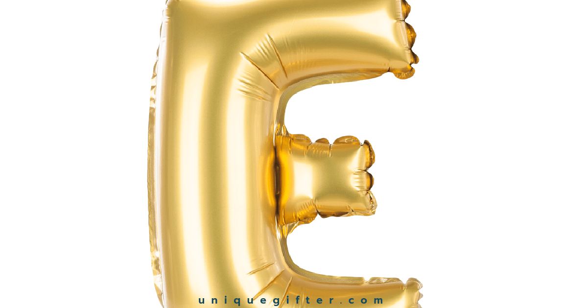 20 Inventive Gift Ideas for the Letter E for Adults Unique Gifter