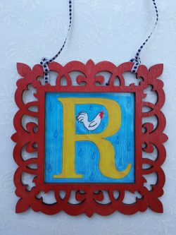 Vintage themed Gift Ideas for the Letter R - R sign