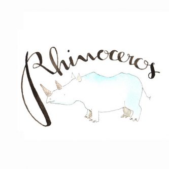 Cute Rhinoceros nonuser decoration Gift Ideas for the Letter R