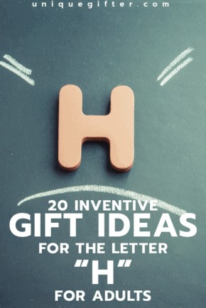 Attending a letter themed party? Maybe you're setting up an epic scavenger hunt? Try these gift ideas for the letter H for adults on for size!