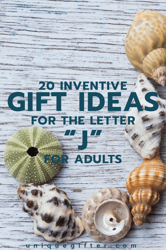 Setting up the world's best scavenger hunt? Use these inventive gift ideas that start with the letter J. | Birthday | Anniversary | Adult | Gifts that begin with the letter J