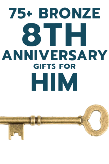 100+ Bronze Eighth Anniversary Gifts for Men | Anniversary Gift Ideas | Men's Gifts | Eighth Anniversary | Bronze Gifts