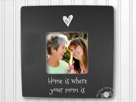 Home is where your mom is picture frame