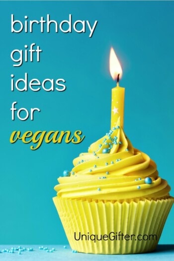 Trying to figure out how to say happy birthday to a vegan? One of these gifts is *exactly* what they want! | Birthday gifts for vegans | Present ideas for a vegan
