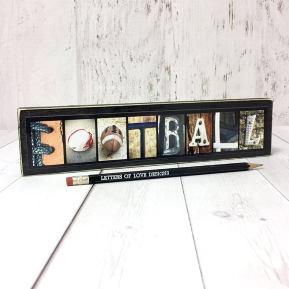 This Thank You Gifts for Football Coaches makes a great piece of decor. 