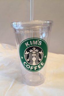 Personalized starbucks cup