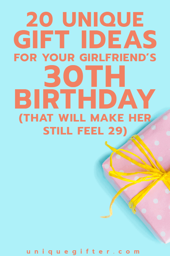 30th birthday gift ideas