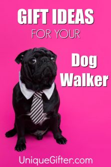 Want to show your dog walker how much you appreciate them? Try one of these gifts! | Christmas Presents for Dog Walkers | Thank You Gift Ideas for Dog Walker | Dog Walking Thank You Ideas | Gifts for Dog Walkers