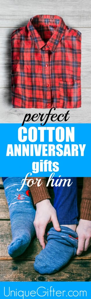 cotton 2 year anniversary gift ideas for him