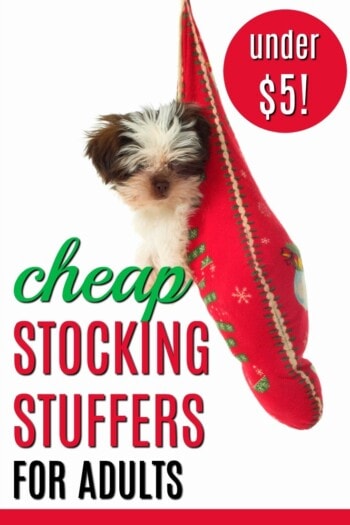 Cheap Stocking Stuffers Under $5 for Adults | Frugal Stocking Stuffer Ideas | Cheap Stocking Fillers | Stocking Stuffers for Adults | Less than $5 Stocking Stuffers | Christmas Budget Tips | How to Spend Less on Christmas