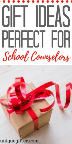 Gift Ideas perfect for school counselors | What to buy a school counselor to say thank you | Teacher gift ideas | Presents for the school counselor | Favorite teacher gifts | School staff gifts | #counselor #school #thankyou #teacher