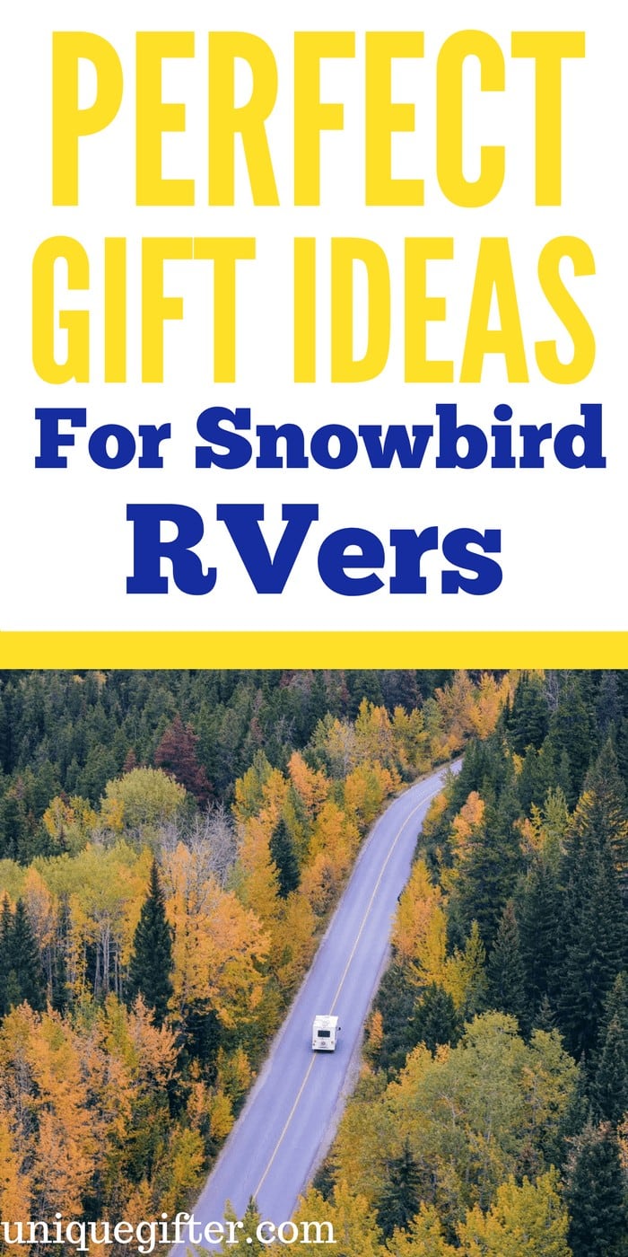Gift Ideas for Snowbird RVers | What to buy someone who lives full time in an RV | Vanlife | RV life | Recreational Vehicle Gift Ideas | Campground dwellers | Birthday presents for grandparents | Road trip gifts