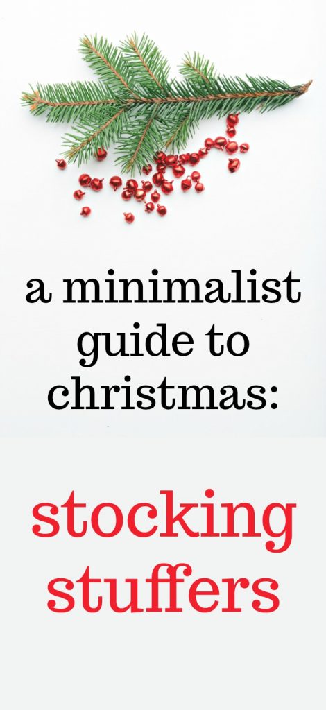 a minimalist guide to christmas - stocking stuffers
