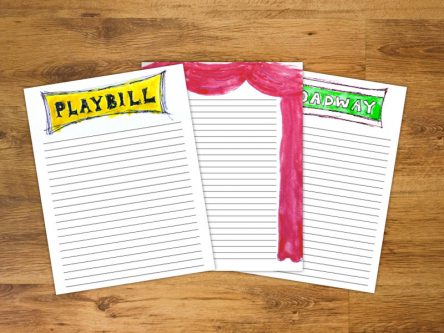 Gift Ideas for a Broadway/Musical Theatre Lover - Stationary set