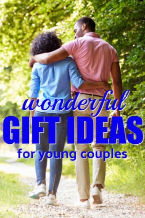 Looking to shower some love on a young couple in your life? Get them one of these gift ideas for a young couple. Young couples need (and appreciate!) Christmas gifts, anniversary presents, birthday gifts and "hey, thanks for thinking of us" presents.